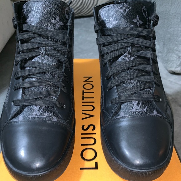 Louis Vuitton | Shoes | Louis Vuitton Black And Gray Designer Shoes ...